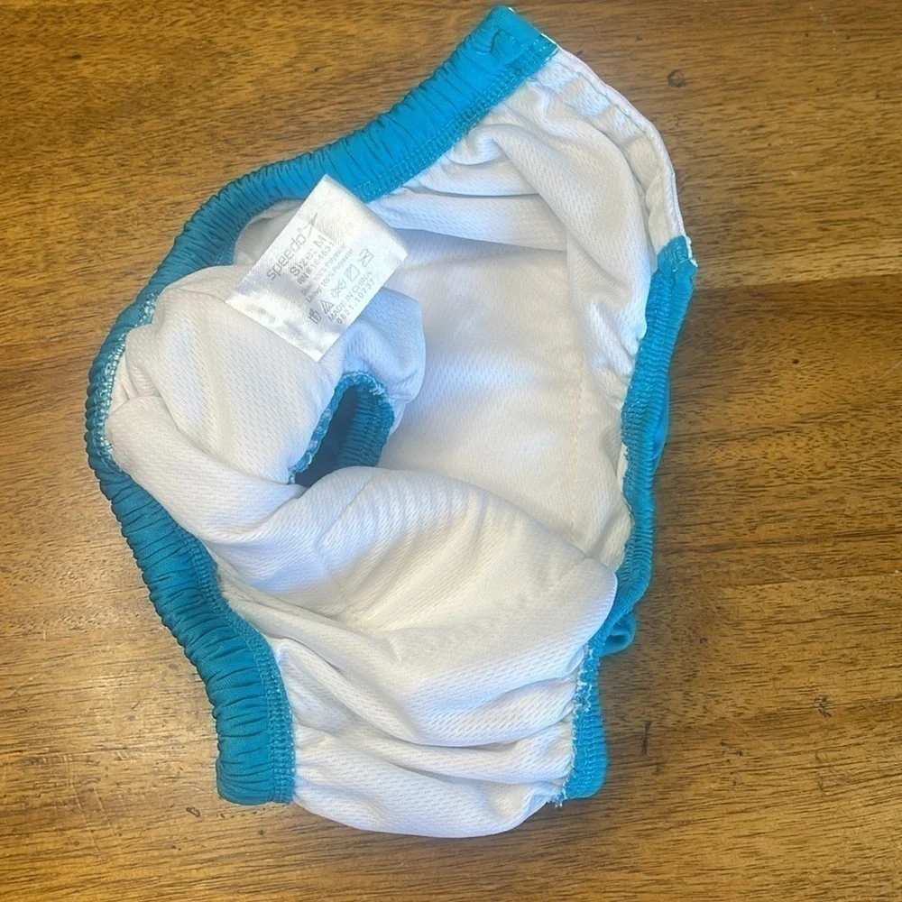 🟢 Speedo Infant Swim Diaper Dolphins Infant Medium 12-18 Months